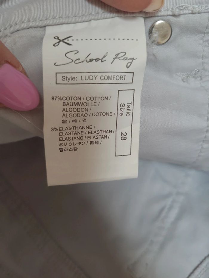 Pantalon school rag gris souris - photo numéro 4