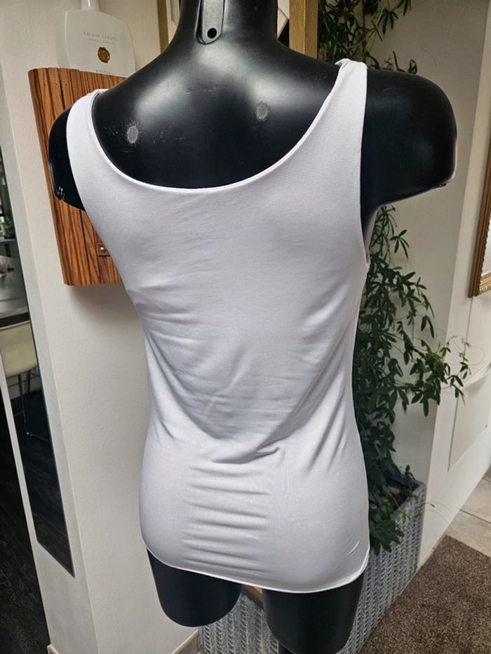CWK blouse fluide col tombant blanche taille M - photo numéro 4