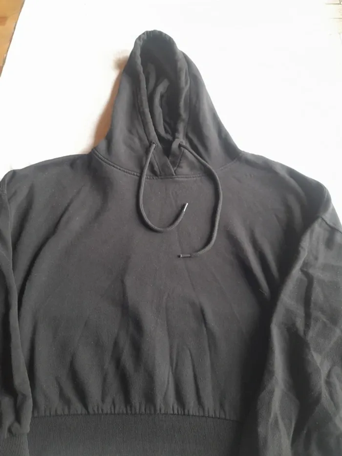 Sweat à capuche court taille s - photo numéro 2