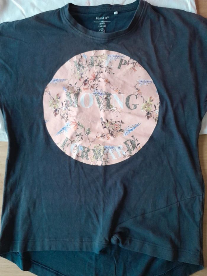 Lot 3 tee-shirts manches courtes 10 ans fille - photo numéro 3