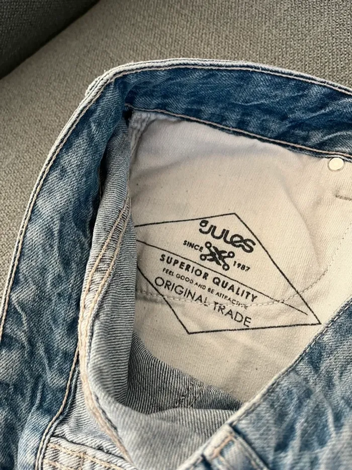 Bermuda en jean Jules Taille 36 - photo numéro 3