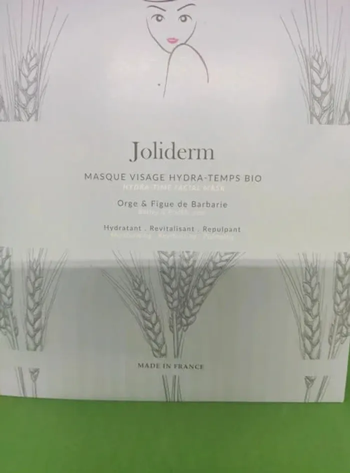 Joliderm masque visage en coton bio - photo numéro 2