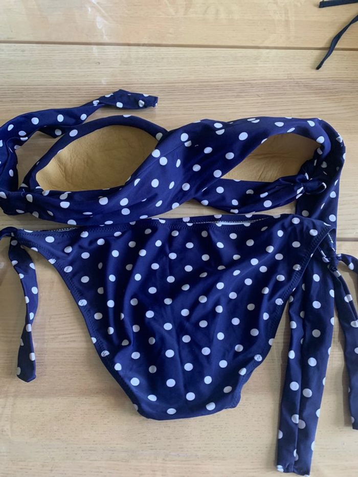 Ensemble maillot de bain Bandeau Marine | Taille L - photo numéro 4