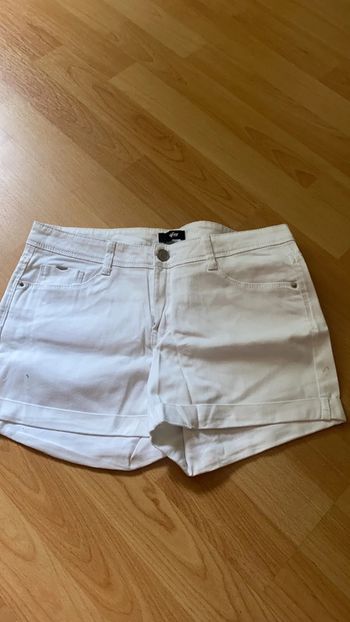 Short blanc jennyfer