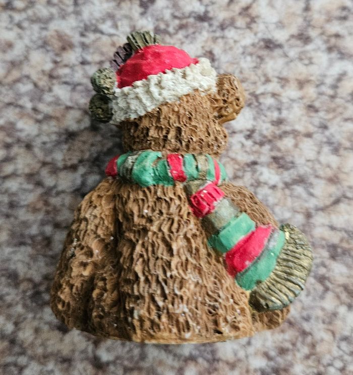 Bibelot ours tenue de Noël - photo numéro 7