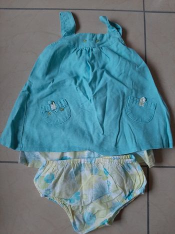 Robe + culotte 6 mois