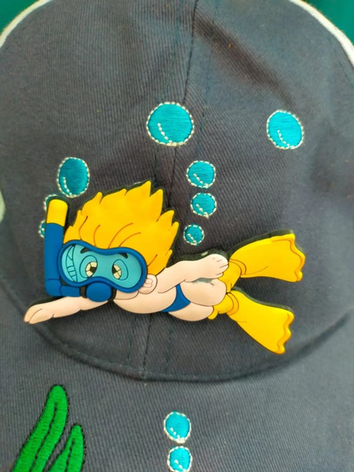 Casquette enfant thème plongée – 2 tailles disponibles - photo numéro 3
