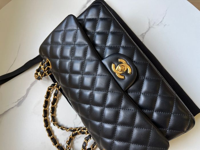 Sac à main bandoulière noir matelassé - photo numéro 6