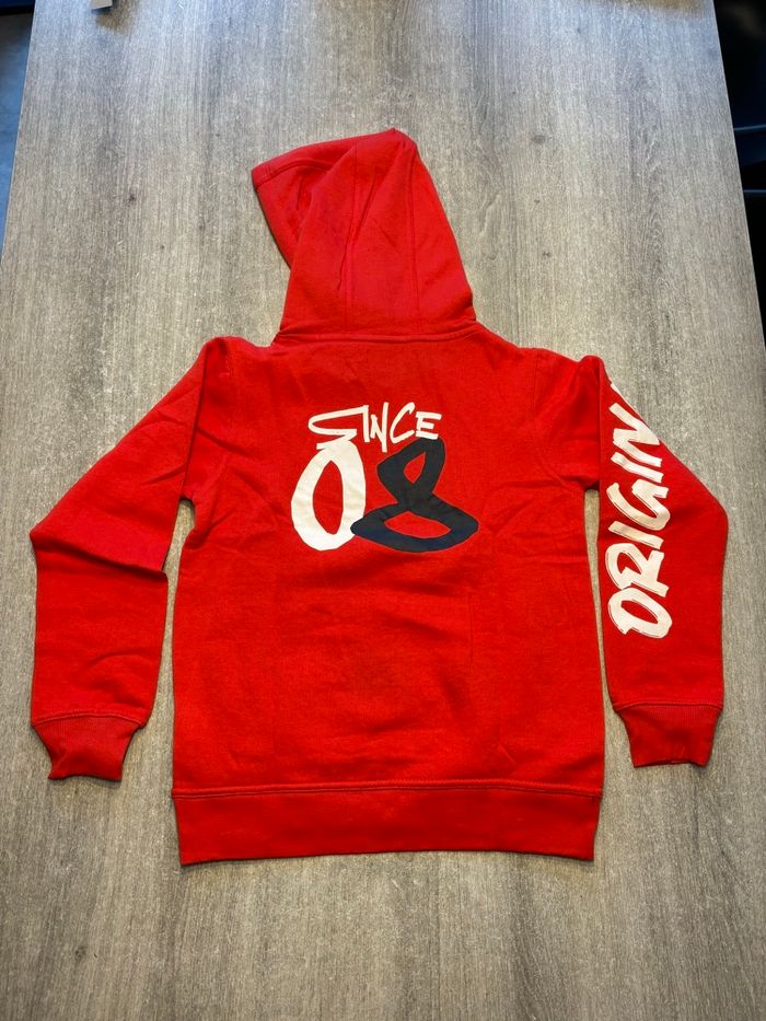 Sweat à capuche rouge Lee Cooper - photo numéro 2