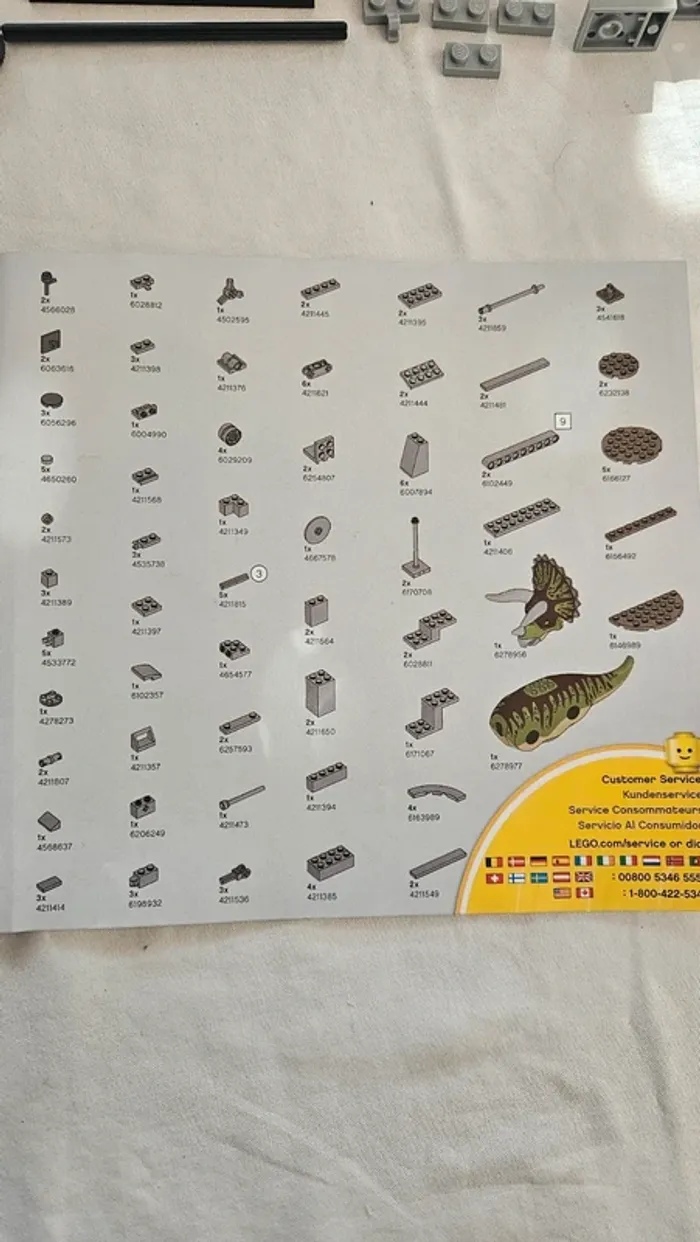 LEGO Jurassic World 75937- La Fuite du Tricératops Complet - photo numéro 8