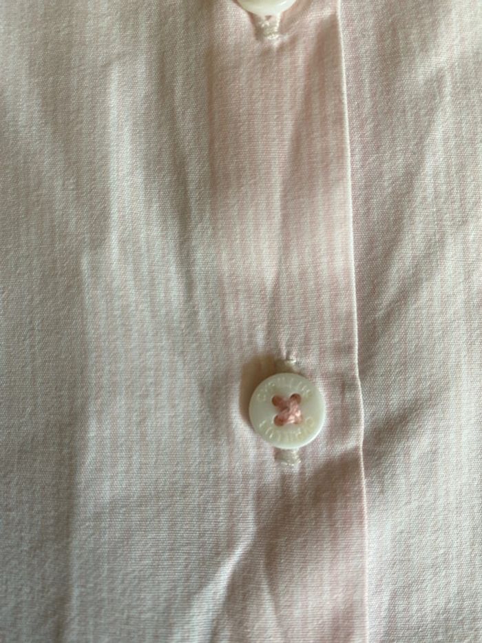 Chemise rayée rose blanc - photo numéro 3