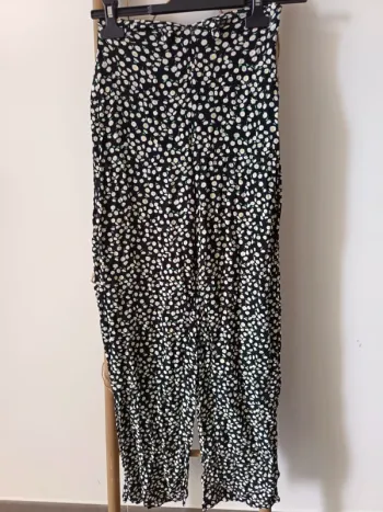 Pantalon léger ample à fleurs