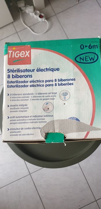 Stérilisateur électrique 8 biberons