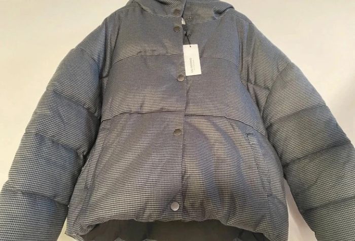 Lili Sidonio by Molly Bracken Doudoune Blouson manteau  gris foncé taille L correspond à un 42 (FR)