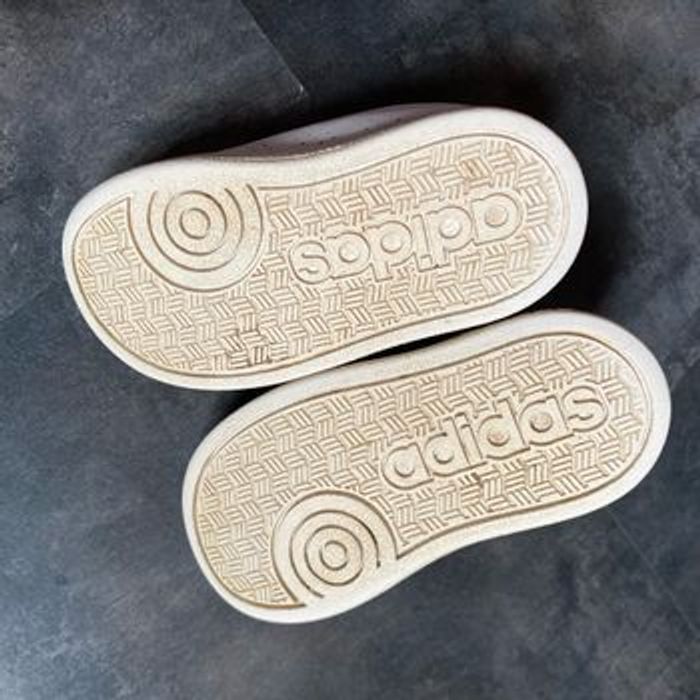 Baskets blanches et vertes fermeture scratch 21 Adidas - photo numéro 8