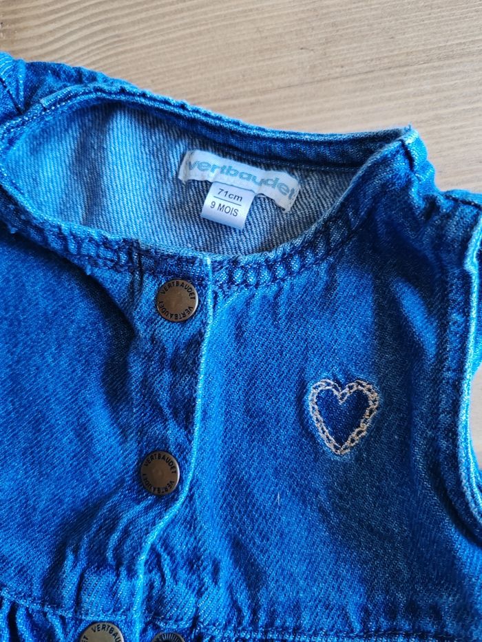 Robe en jean Vertbaudet 9 mois 🌸 - photo numéro 2