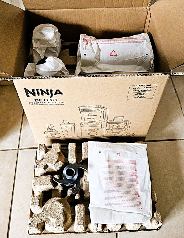 NEUF - Ninja Detect Power Blender Processor Pro 3-en-1 Couleur stone or