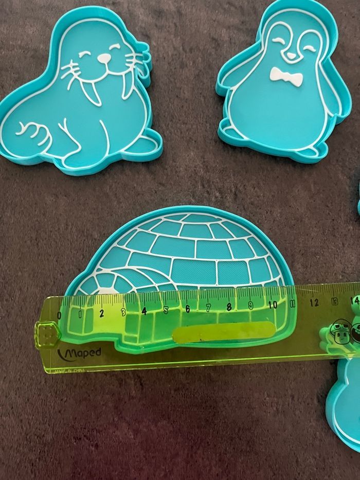 Kit 6 mini plateau d’hiver vendu avec sa cuillère en bois - photo numéro 5