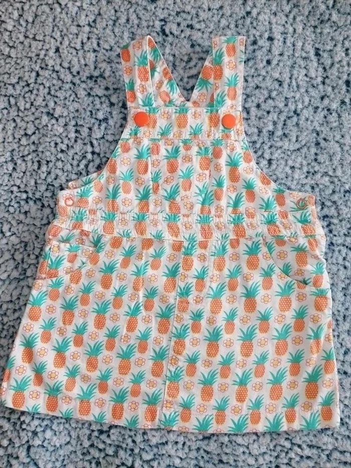 Robe fille motif palmiers taille 6 mois - photo numéro 4