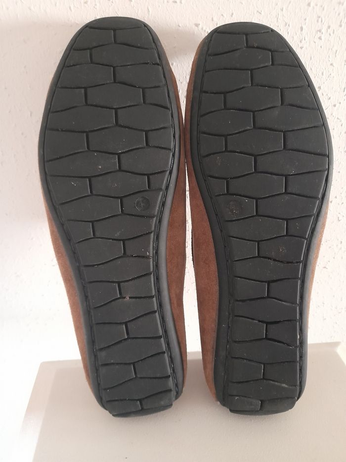 Mocassins cuir nubuck marron Carnet de vol. - photo numéro 7