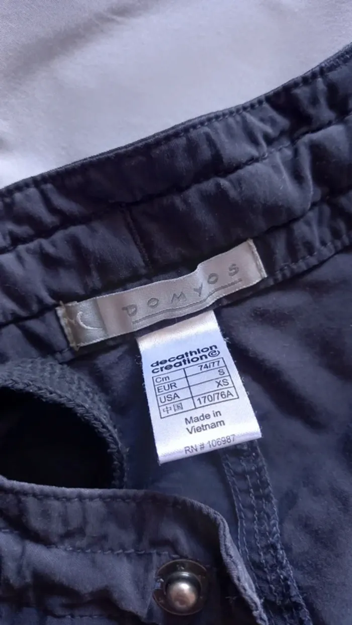 Short bermuda noir domyos taille s - photo numéro 2