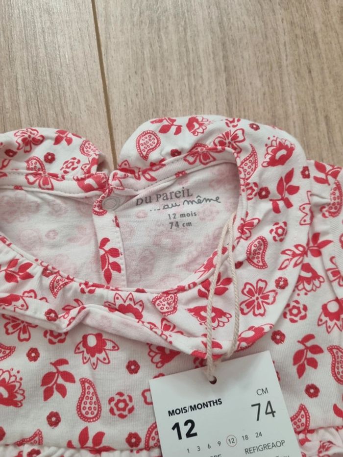 5 pyjamas 1 pièce 12 mois - photo numéro 9