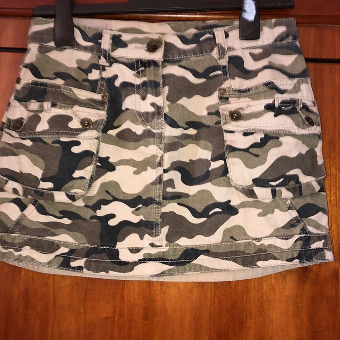Jupe kaki camouflage 36