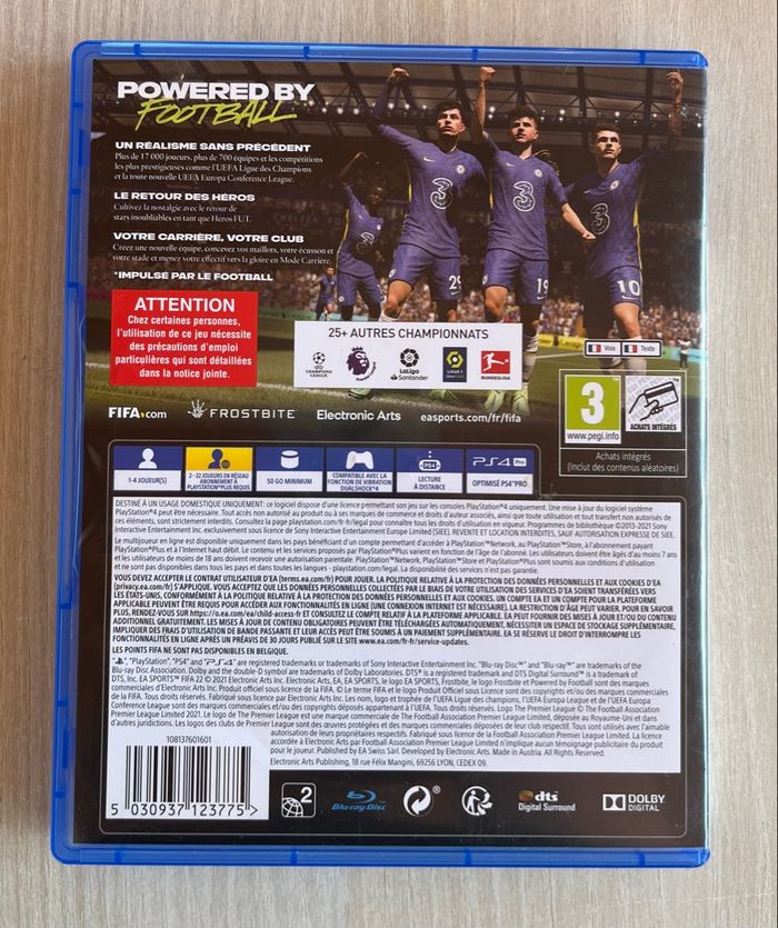 Jeu FIFA 22 PS4 - photo numéro 2