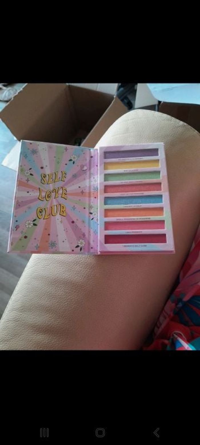 Palette de fards à paupières 8 couleurs