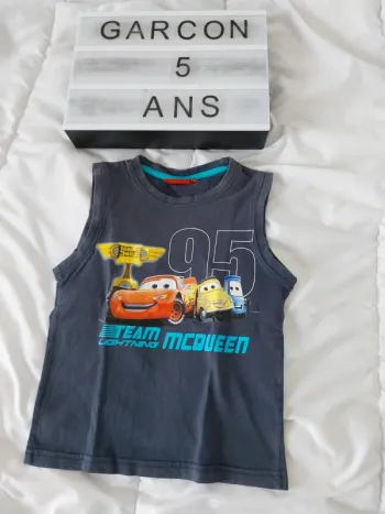 Débardeur garçon 5 ans Disney Cars