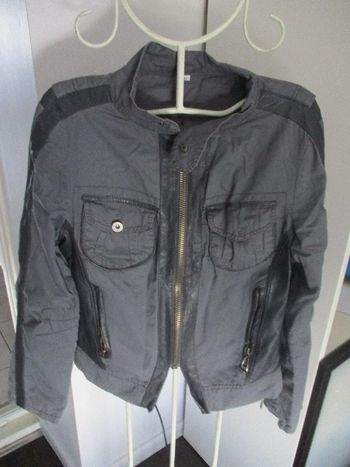 Veste en tissu grise