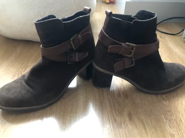 Bottines marron daim - photo numéro 2