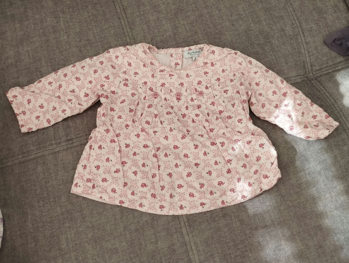 Blouse manches longues alphabet