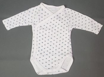 Body bébé croisé à manches longues
