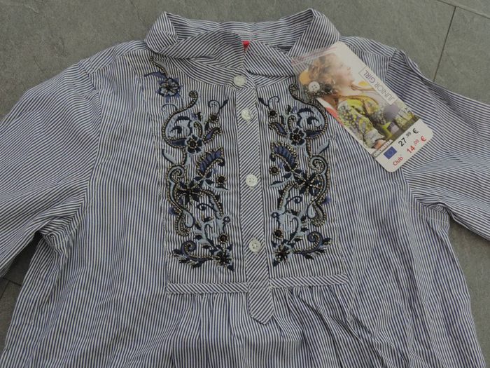 chemisier orchestra thème "girly navy" 10 ans - photo numéro 2