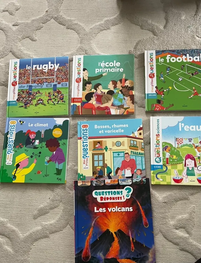Lot de 7 livres mes p’tites questions et questions réponses - photo numéro 2