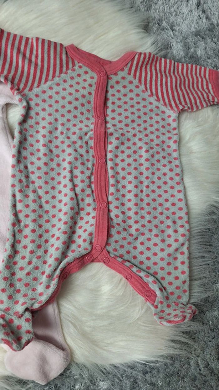 Lot de 3 pyjamas Fille 0/1 mois Petit bateau - photo numéro 4