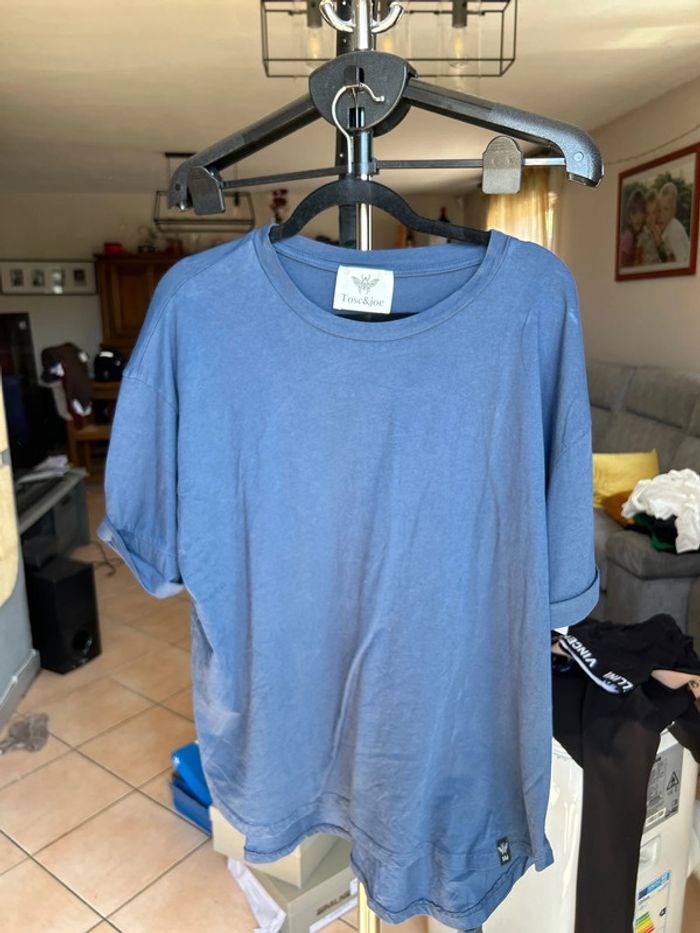 Lot 10 tee-shirts Toscanjoe unis différents coloris - photo numéro 6