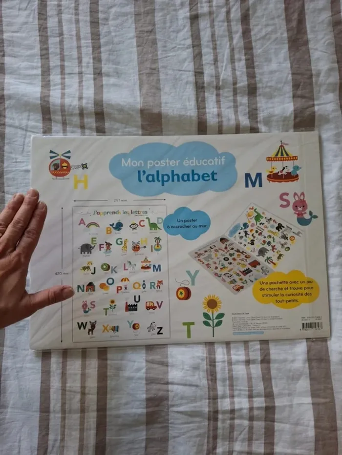 Mon poster éducatif l'alphabet neuf deux coqs d'or 🐓 - photo numéro 4