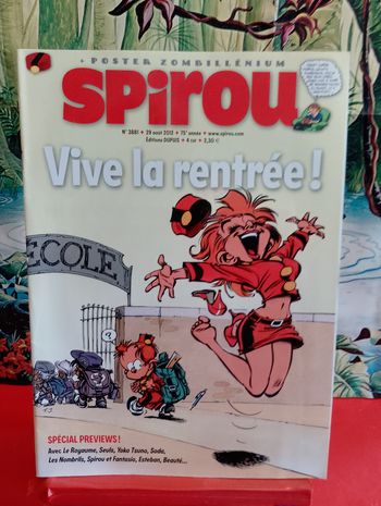 Spirou magazine, n° 3881, avec le supplément, 2012