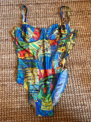 Maillot de bain une pièce vintage XL