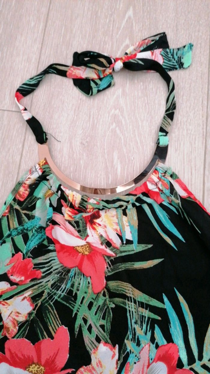 Débardeur dos nu fleuri - photo numéro 3