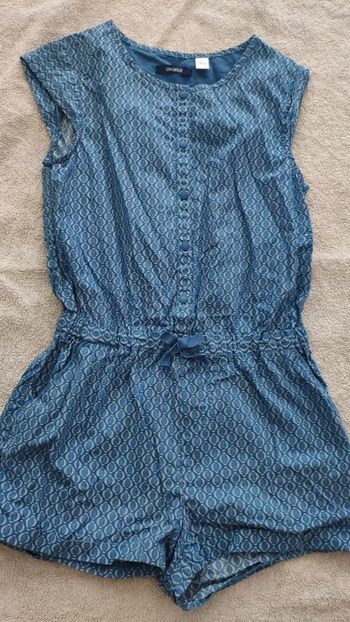 Combi short okaidi 8 ans bleu