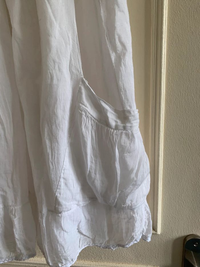 Robe bustier blanche cache-cache T38 - photo numéro 2