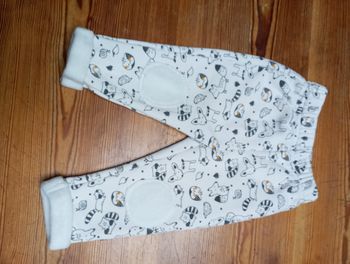 Pantalon molletonné, Sucre d'orge, 12 mois