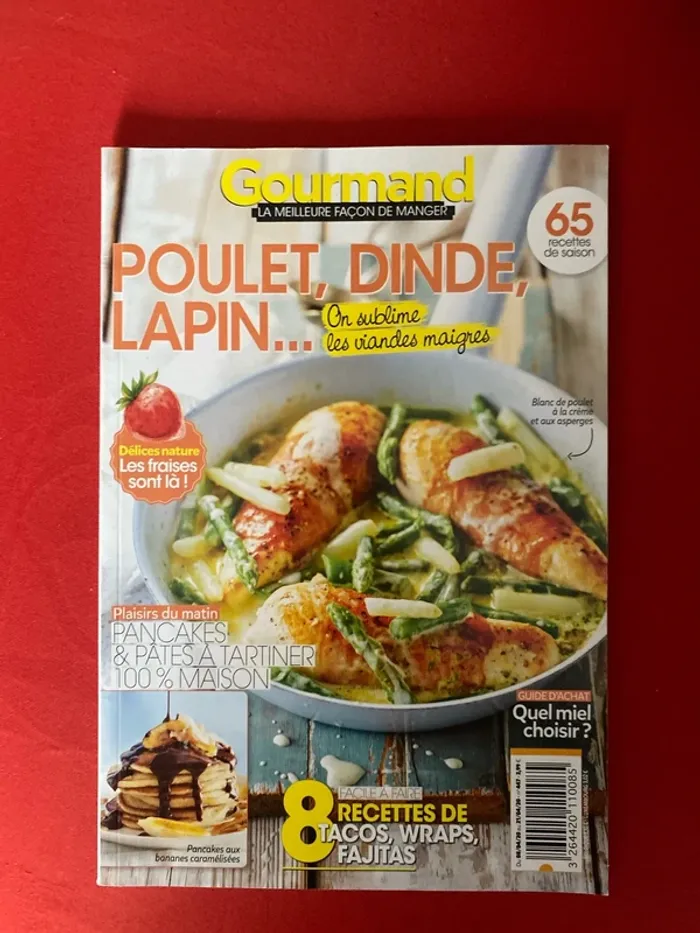 Magazine recettes poulet, dinde, lapin