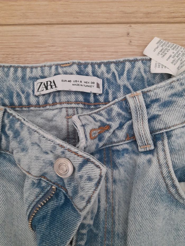 Jean mom zara taille 40 - photo numéro 4