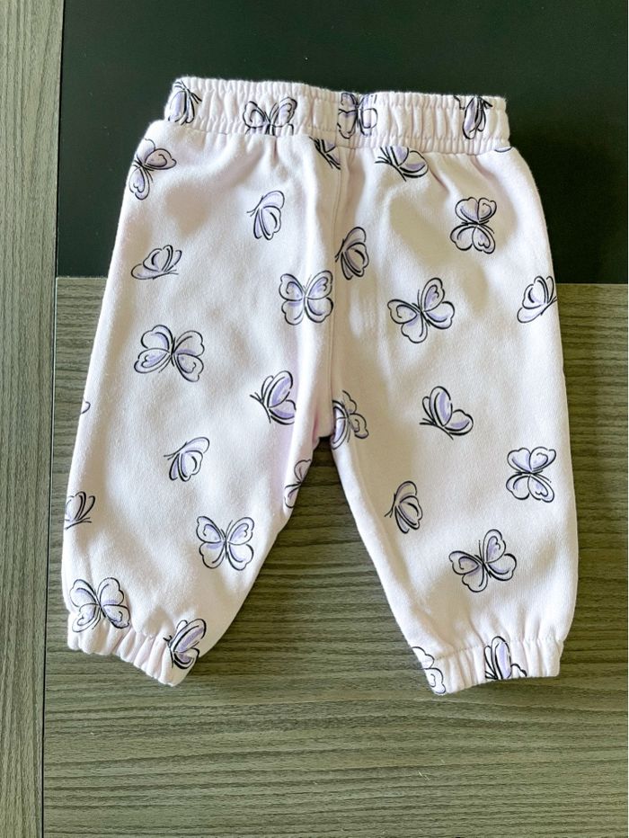 Ensemble Primark sweet et jogging papillons bébé fille taille 3-6 mois - photo numéro 6