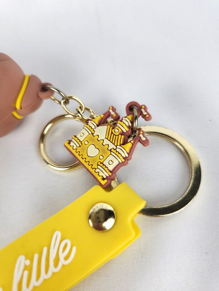 Porte-Clés Figurine BELLE "La Belle et la Bête" Disney Princess Style Kawaii - photo numéro 4