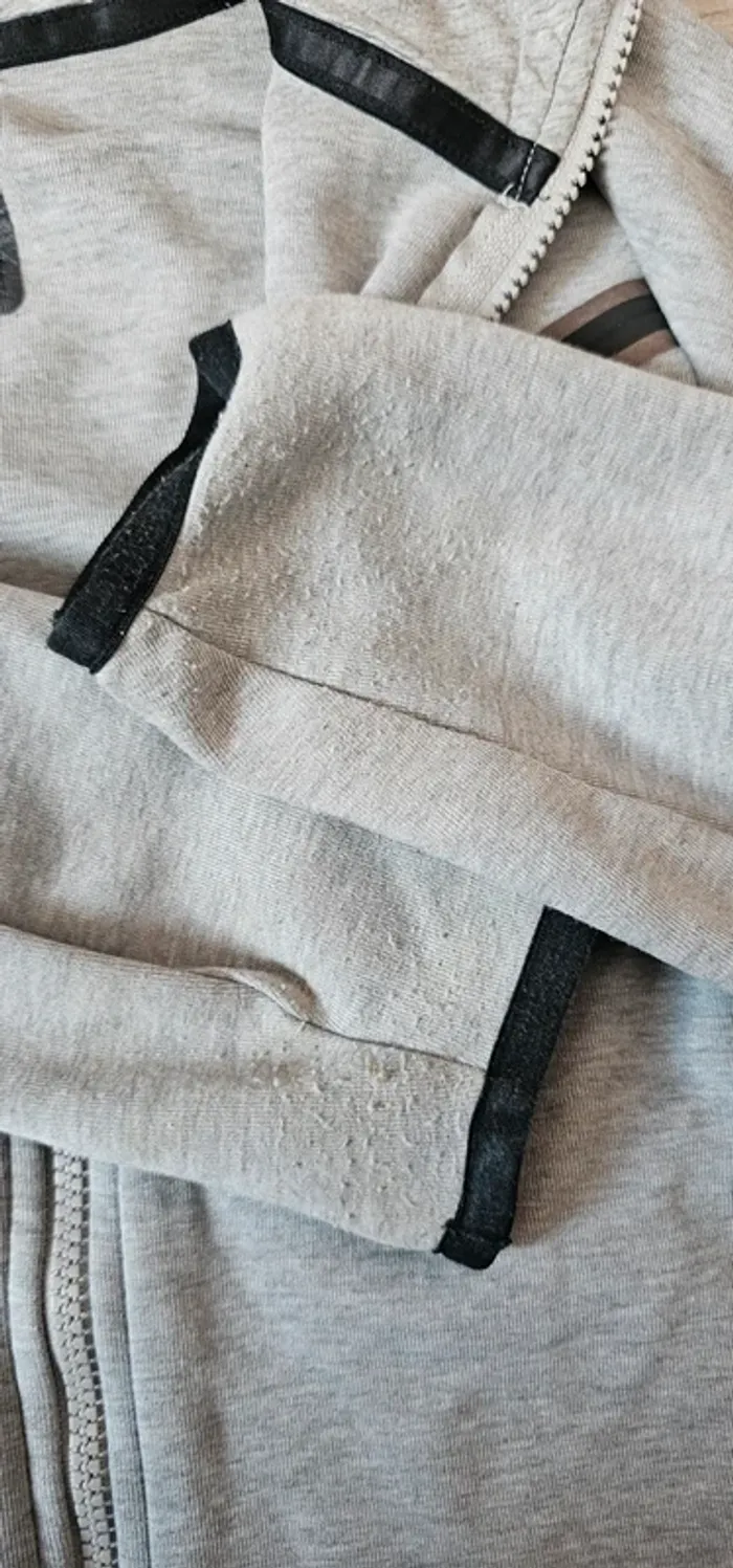 Veste nike tech 10 ans grise - photo numéro 5